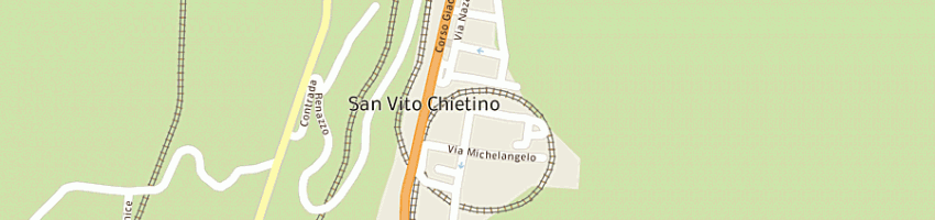 Mappa della impresa ferrovia adriatico sangritana spa a SAN VITO CHIETINO