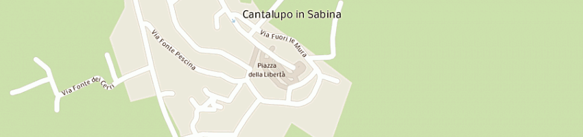 Mappa della impresa bernese assicurazioni spa a CANTALUPO IN SABINA