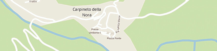 Mappa della impresa poste italiane spa a CARPINETO DELLA NORA