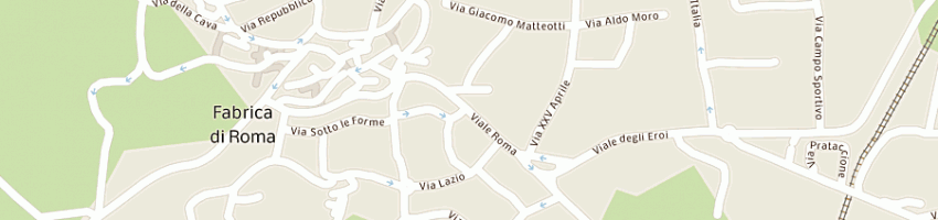 Mappa della impresa agenzia immobiliare le case a FABRICA DI ROMA