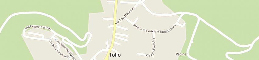 Mappa della impresa gialloreto giuseppe a TOLLO