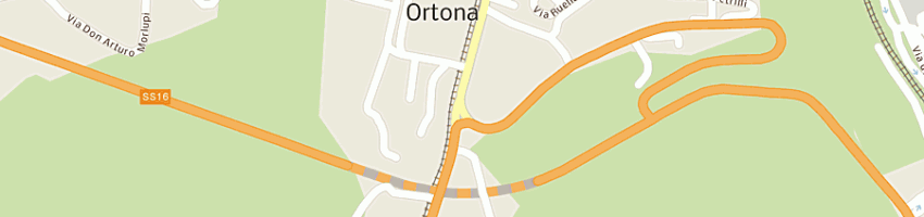 Mappa della impresa agenzia viaggi e turismo a ORTONA
