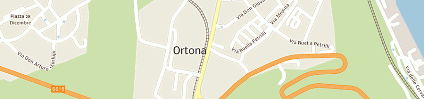 Mappa della impresa sanamensa a ORTONA