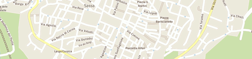 Mappa della impresa pizzeria costa masciarelli a L AQUILA