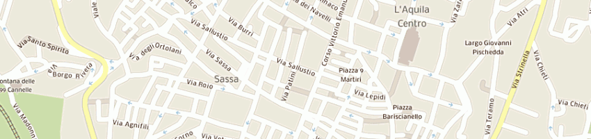 Mappa della impresa bar caffetteria cherubini a L AQUILA
