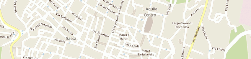 Mappa della impresa pizzeria old city a L AQUILA