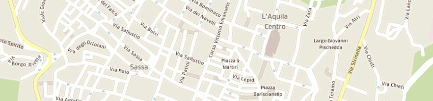Mappa della impresa san paolo imi spa - l'aquila private banking a L AQUILA