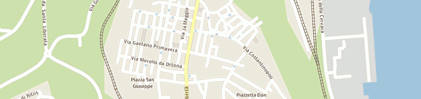 Mappa della impresa azienda nazionale autonoma delle strade a ORTONA