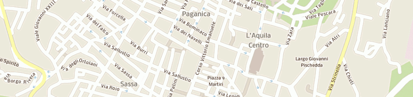 Mappa della impresa ristorante sala baiocco a L AQUILA