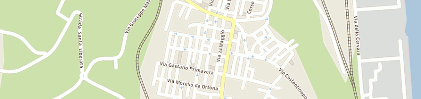 Mappa della impresa agenzia immobiliare sos casa sas a ORTONA