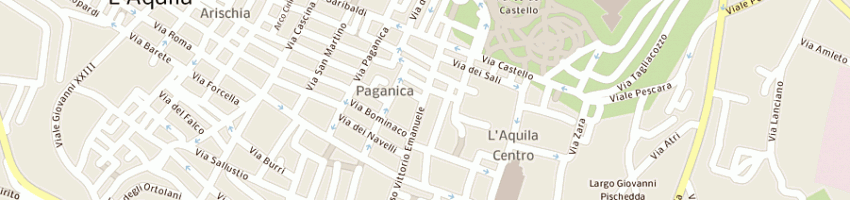 Mappa della impresa pizzeria marchigiana a L AQUILA