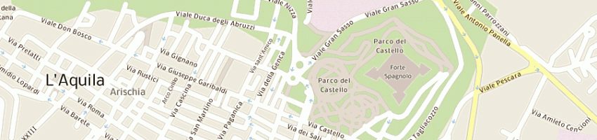 Mappa della impresa albergo hotel castello a L AQUILA