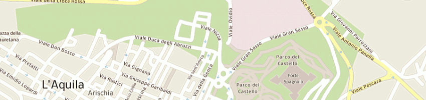 Mappa della impresa scuola elementare di sassa a L AQUILA