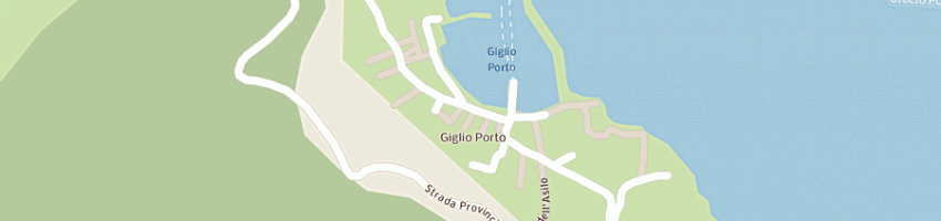 Mappa della impresa pizzeria l'archetto di roncolini e c snc a ISOLA DEL GIGLIO