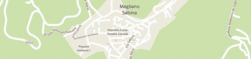 Mappa della impresa agenzia immobiliare tocci minnina a MAGLIANO SABINA