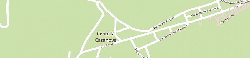 Mappa della impresa cafa di perinetti gabriele e c snc a CIVITELLA CASANOVA