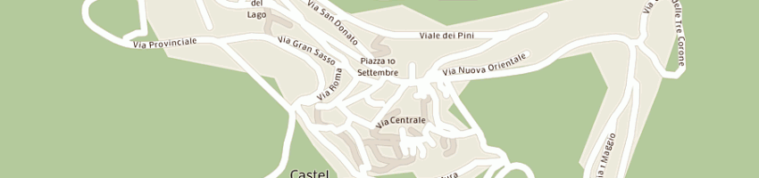 Mappa della impresa municipio a CASTEL DEL MONTE
