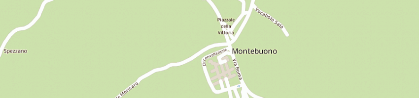 Mappa della impresa minimarket di minicucci l a MONTEBUONO