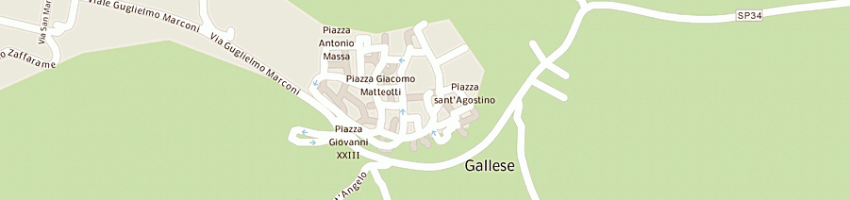Mappa della impresa poste italiane a GALLESE