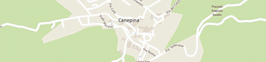 Mappa della impresa panunzi cesare srl a CANEPINA
