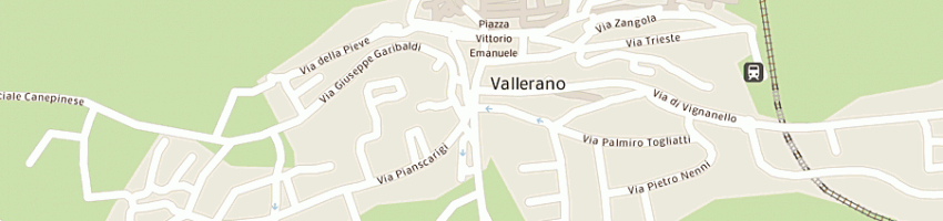 Mappa della impresa ottavianelli riccardo a VALLERANO