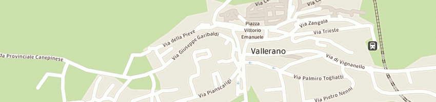 Mappa della impresa cassa di risparmio prv di viterbo a VALLERANO