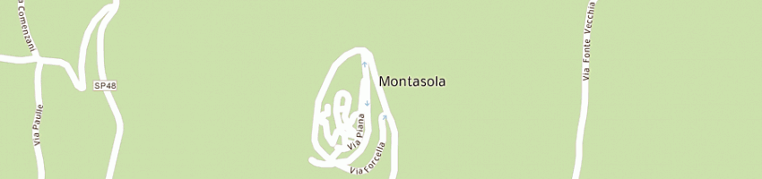 Mappa della impresa comune di montasola a MONTASOLA