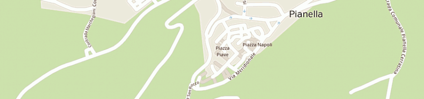 Mappa della impresa ristorante la quercia di gredka violetta a PIANELLA