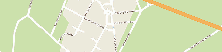 Mappa della impresa crocicchia luca a MONTALTO DI CASTRO