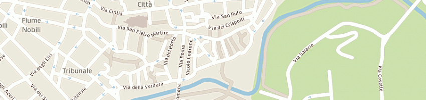 Mappa della impresa de paola pablo a RIETI