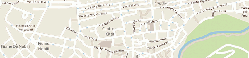 Mappa della impresa croce rossa italiana a RIETI