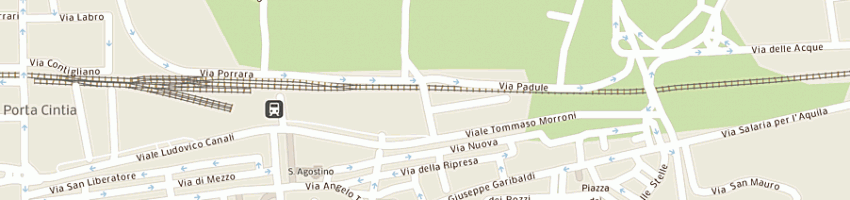 Mappa della impresa polisportiva virtus 4 strade 1997 a RIETI