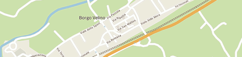 Mappa della impresa poste italiane a BORGO VELINO