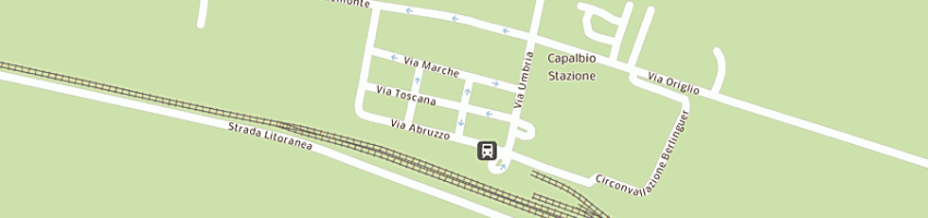Mappa della impresa impresa edile artigiana morini e fratangeli a CAPALBIO