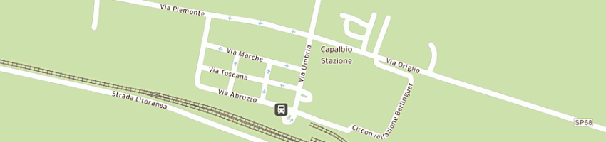 Mappa della impresa monte dei paschi di siena a CAPALBIO