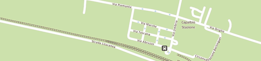 Mappa della impresa tucceri maurizio a CAPALBIO