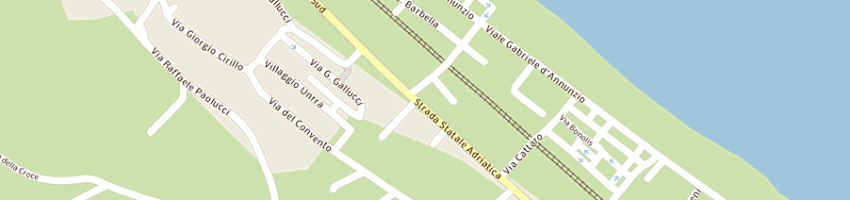 Mappa della impresa serra centro infissi srl a FRANCAVILLA AL MARE