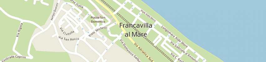 Mappa della impresa bar ricevitoria tabaccheria a FRANCAVILLA AL MARE
