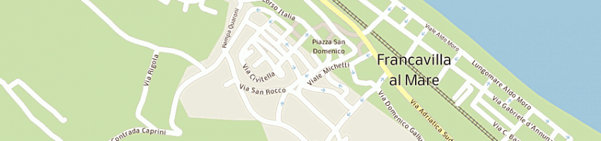 Mappa della impresa caramanico giuseppe a FRANCAVILLA AL MARE