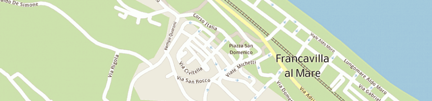 Mappa della impresa pronto soccorso estivo a FRANCAVILLA AL MARE