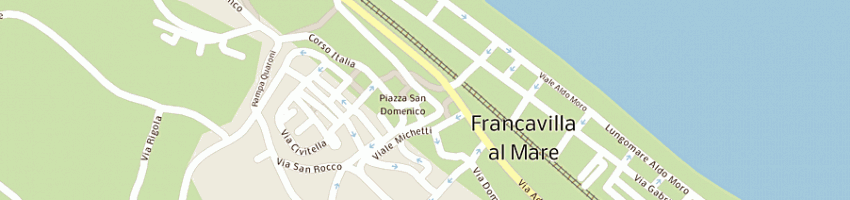 Mappa della impresa ristorante storico il cenacolo a FRANCAVILLA AL MARE
