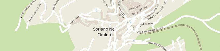 Mappa della impresa avarello calogero a SORIANO NEL CIMINO