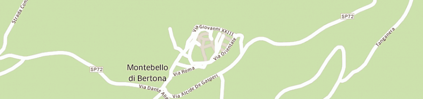 Mappa della impresa poste italiane a MONTEBELLO DI BERTONA