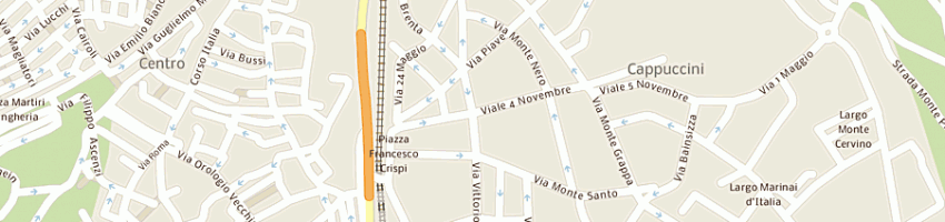 Mappa della impresa convento frati minori cappuccini s paolo a VITERBO