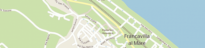 Mappa della impresa a e d studio srl a FRANCAVILLA AL MARE