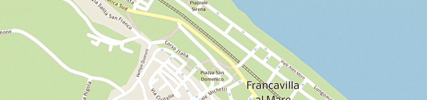 Mappa della impresa ciofani arredinterni di ciofani luciano e c sas a FRANCAVILLA AL MARE