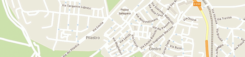 Mappa della impresa scarsella giacomo a VITERBO