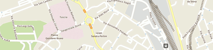 Mappa della impresa tecno edil srl a VITERBO