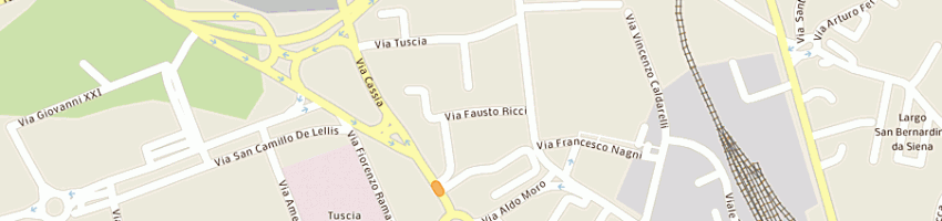 Mappa della impresa bonucci parati srl a VITERBO