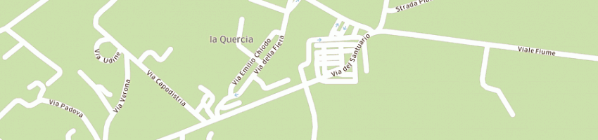 Mappa della impresa farmacia comunale la quercia a VITERBO